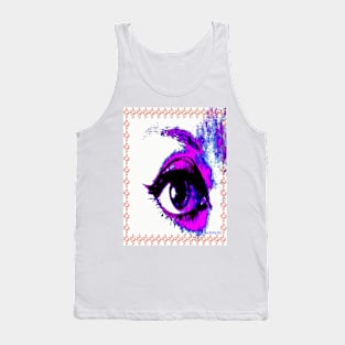 Pop Art Digital Eye Tank Top